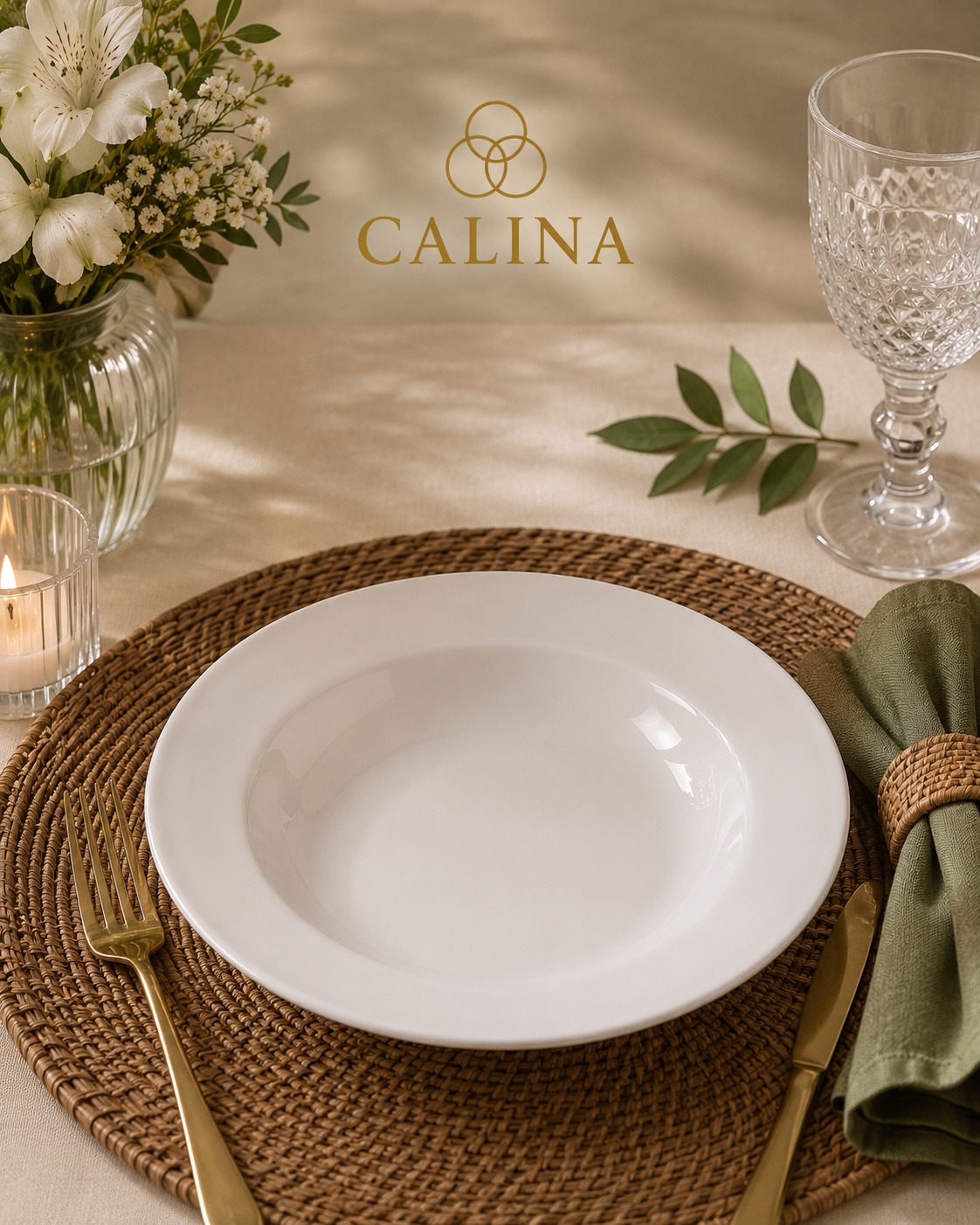 Xícara dourada CALINA